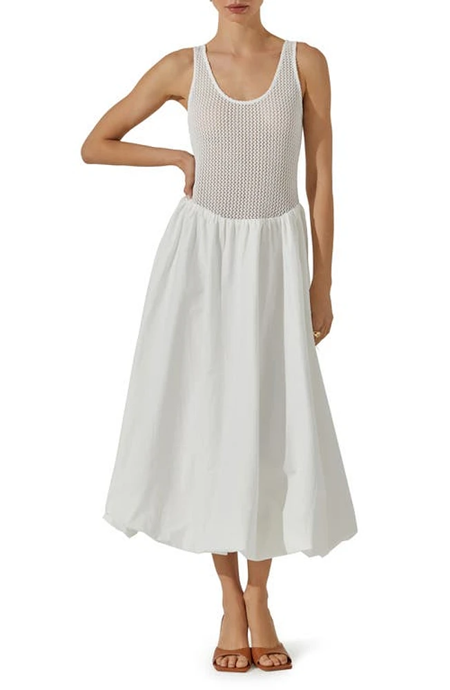 ASTR the Label Contrast Midi Sundress at Nordstrom,