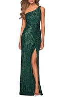 La Femme One-Shoulder Sequin Gown at Nordstrom,