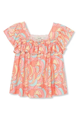 Peek Aren'T You Curious Kids' Floral Print Top at Nordstrom,