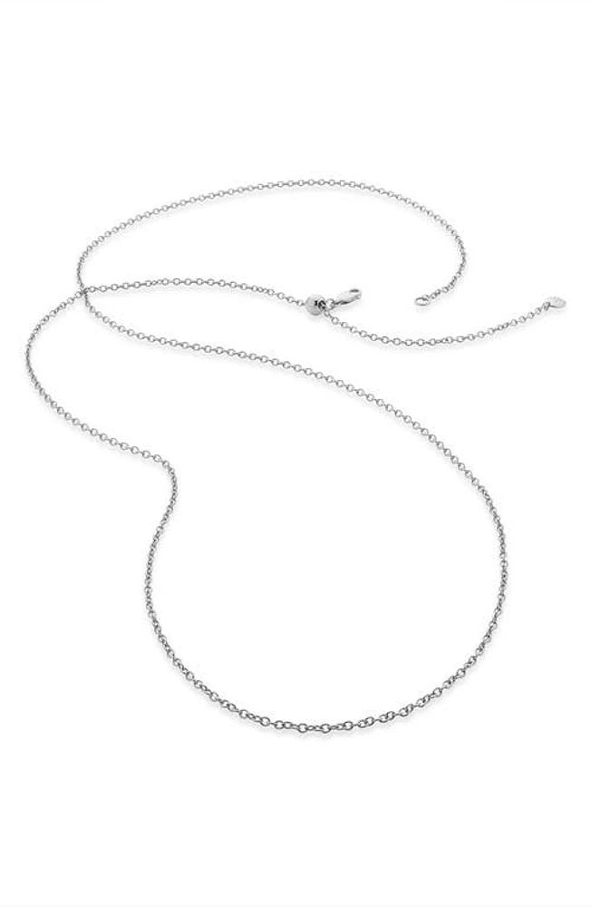 Monica Vinader Rolo Chain Necklace in Silver at Nordstrom