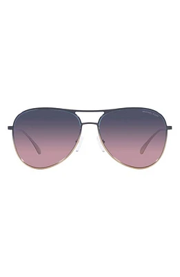 Michael Kors Kona 59mm Gradient Pilot Sunglasses in Rose Gold at Nordstrom