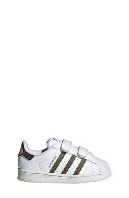 adidas Superstar Sneaker in White/Olive Strata/White at Nordstrom, Size 4 M