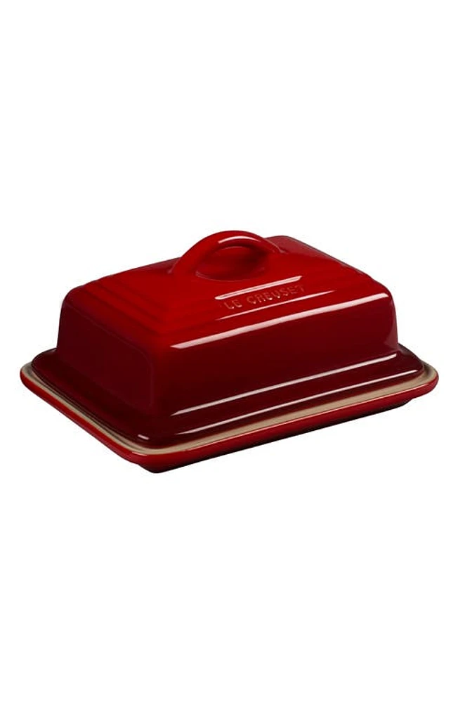 Le Creuset Heritage Butter Dish in Cherry at Nordstrom