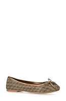 Kurt Geiger London Eagle Embellished Ballet Flat Dark Beige at Nordstrom,