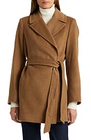 Lauren Ralph Belted Wrap Coat New Vicuna at Nordstrom,