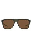 Oakley Leffingwell 57mm Prizm Rectangular Sunglasses in Bronze at Nordstrom