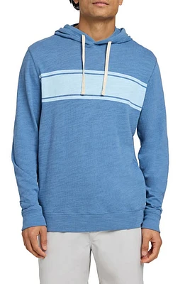 Faherty Sunwashed Slub Organic Cotton Hoodie Blue Horizon at Nordstrom,