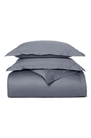 Boll & Branch Percale Hemmed Duvet Cover & Shams Set in Mineral at Nordstrom