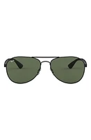 Ray-Ban Unisex 58mm Aviator Sunglasses in Matte Black at Nordstrom