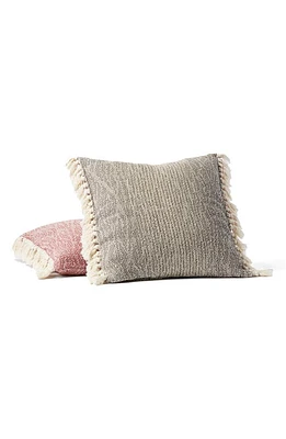 Coyuchi Abbott Organic Cotton Pillow Cover in Walnut at Nordstrom