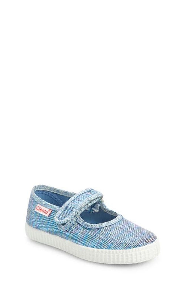 Cienta Mary Jane Sneaker Blue Mermaid Sparkle at Nordstrom,