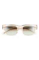 Oliver Peoples Mega 53mm Square Sunglasses in Rose Gold at Nordstrom