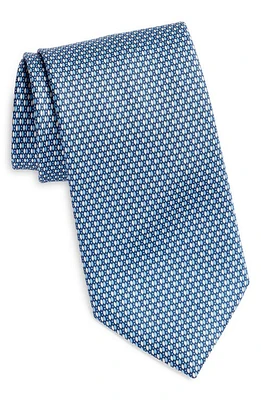 ZEGNA TIES Quadri Colorati Beetle Silk Tie in Blue at Nordstrom