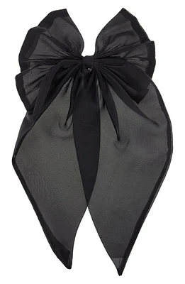 Tasha Large Hair Bow in Black at Nordstrom