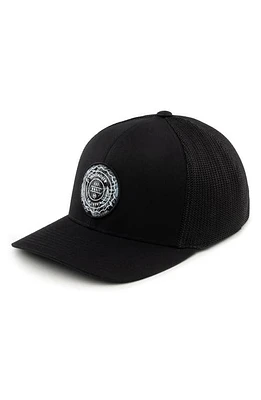 TravisMathew The Patch Floral Baseball Cap in Black at Nordstrom