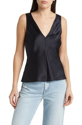 FRAME Double V-Neck Silk Tank at Nordstrom,