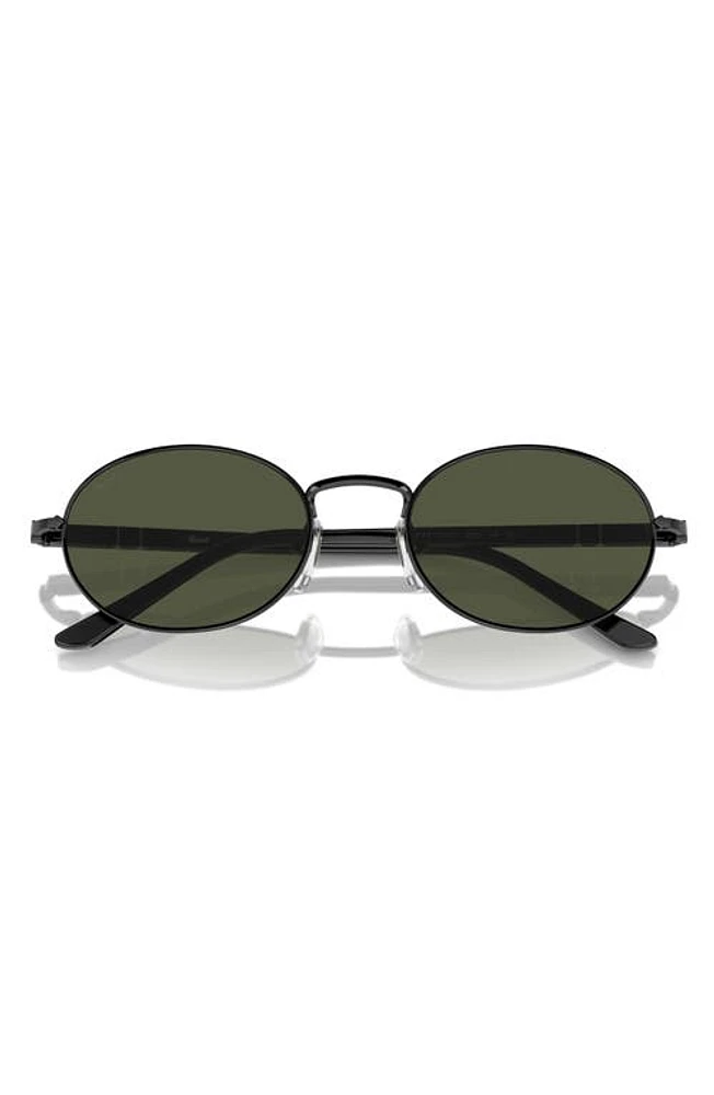 Persol Ida 55mm Oval Sunglasses in Black at Nordstrom