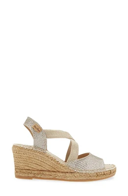 Toni Pons Sol Wedge Espadrille Sandal Platinum at Nordstrom,