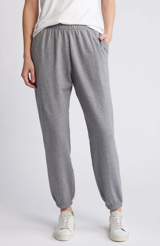 Treasure & Bond Classic Sweatpants in Grey Dark Heather at Nordstrom, Size X-Large