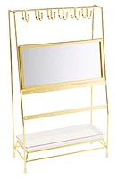 Nordstrom Jewelry Stand with Vanity Tray in White- Gold at Nordstrom