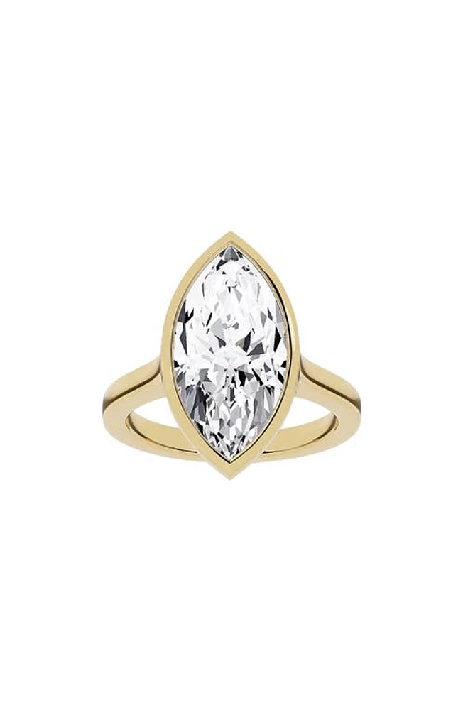 Jennifer Fisher 18K Gold Marquise Lab Created Diamond Solitaire Ring - ctw in 18K Yellow Gold at Nordstrom