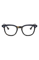 Ray-Ban Hawkeye 50mm Square Optical Glasses in Blue at Nordstrom