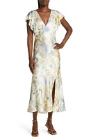 Rails Dina Flutter Sleeve Midi Dress Diffused Blossom at Nordstrom,