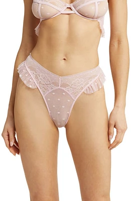 Honeydew Intimates Flora Lace Thong Precious at Nordstrom,