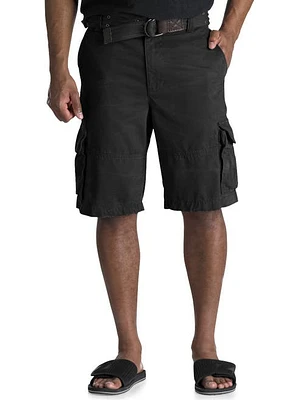 Society of One by DXL Distressed Cargo Shorts Black at Nordstrom,