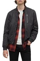 John Varvatos Sutter Flight Jacket in Black at Nordstrom, Size 52R