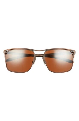 Oakley 56mm Square Polarized Sunglasses in Light Brown at Nordstrom