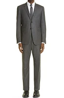 Thom Browne Classic Fit Wool Suit Grey at Nordstrom,