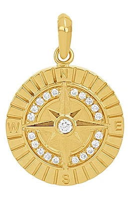 Bony Levy Men's Diamond Compass Enhancer in 18K Yellow Gold at Nordstrom