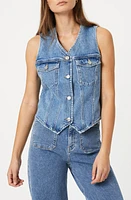 Mavi Jeans Denim Vest Light Recycled Blue at Nordstrom,