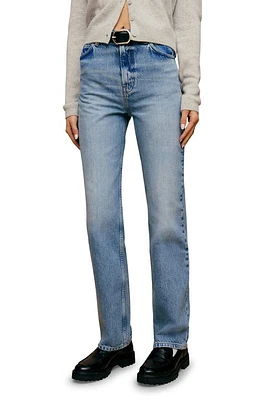 Reformation Abby Straight Leg Jeans Galway at Nordstrom,