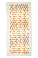 burberry B Closure Pattern Wool Scarf in Gold/Ivory at Nordstrom