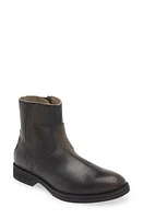 AllSaints Lang Zip Boot Dark Brown at Nordstrom,