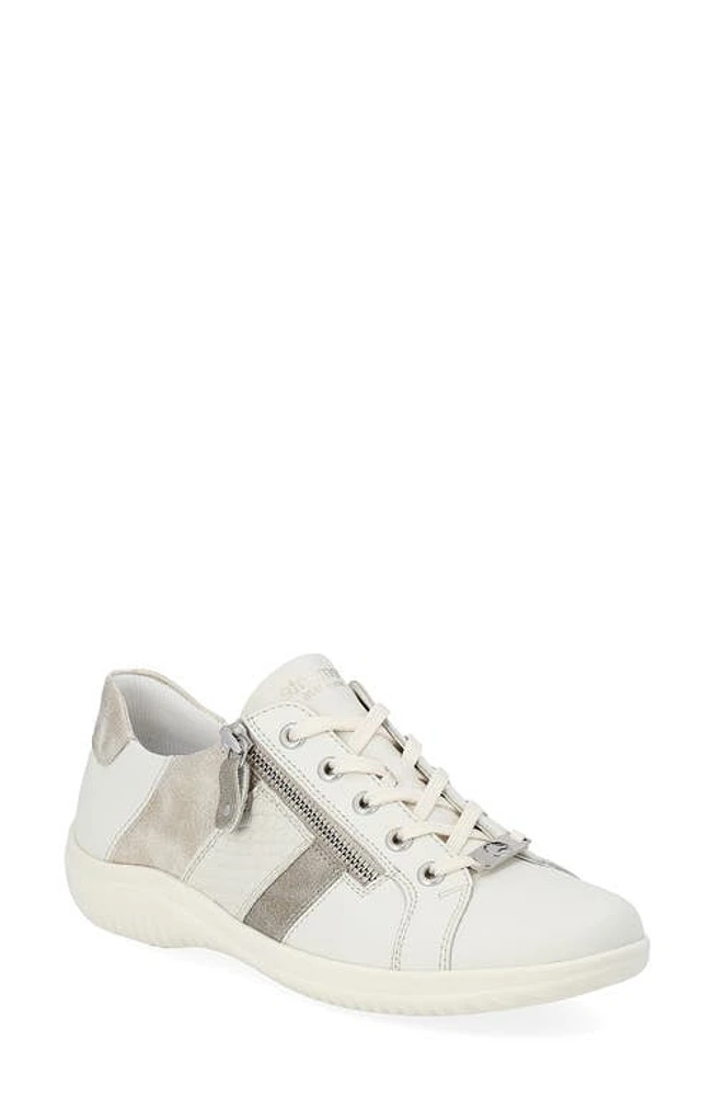 REMONTE Louann Zip Sneaker Snow/Perle/Offwhite/Muschel at Nordstrom,