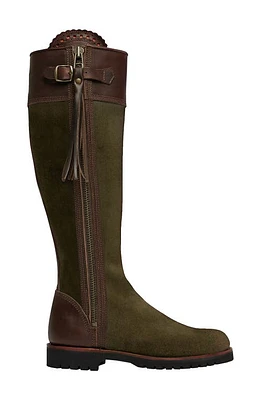 Penelope Chilvers Inclement Long Tassel Waterproof Boot Seaweed/Conker at Nordstrom,