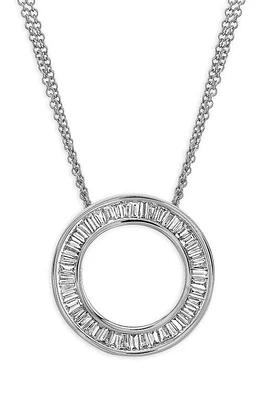 Bony Levy Circle of Life Medium Diamond Pendant Necklace in White Gold at Nordstrom, Size 18 In