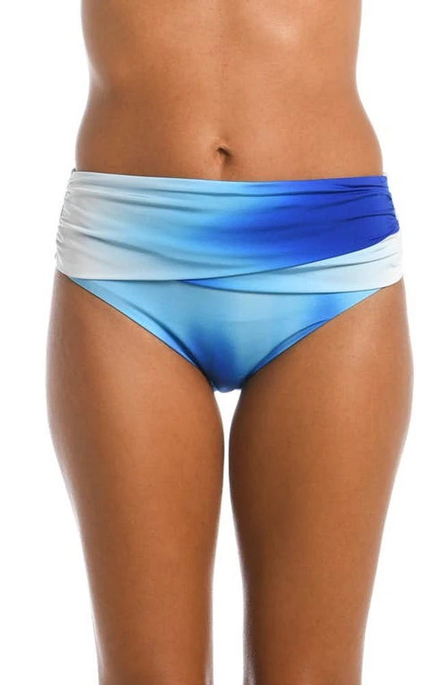 La Blanca Ocean Twisted Bikini Bottoms Sapphire at Nordstrom,