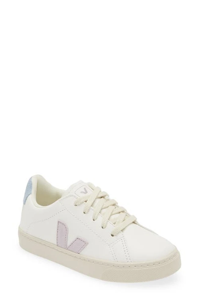 Veja Kids' Small Esplar Sneaker in Extra-White Parme Steel at Nordstrom, Size 12.5Us