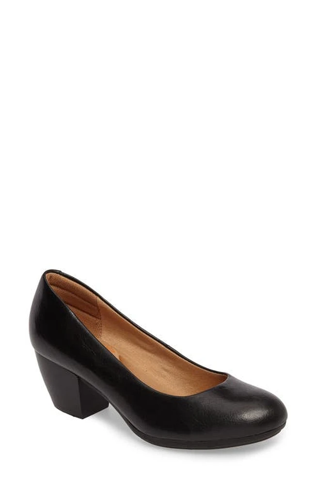 Comfortiva Amora Pump Black Leather at Nordstrom,