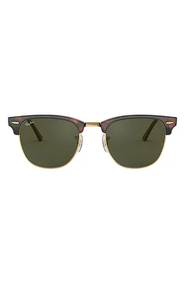 Ray-Ban Clubmaster 55mm Square Sunglasses in Tortoise at Nordstrom