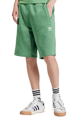 adidas Originals Trefoil Essentials Sweat Shorts Preloved Green at Nordstrom,