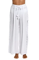 La Blanca Coastal Crochet Wide Leg Cover-Up Pants at Nordstrom,