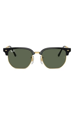 Ray-Ban Kids' New Clubmaster Junior 47mm Irregular Sunglasses in Black at Nordstrom