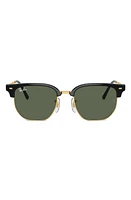 Ray-Ban Kids' New Clubmaster Junior 47mm Irregular Sunglasses in Black at Nordstrom