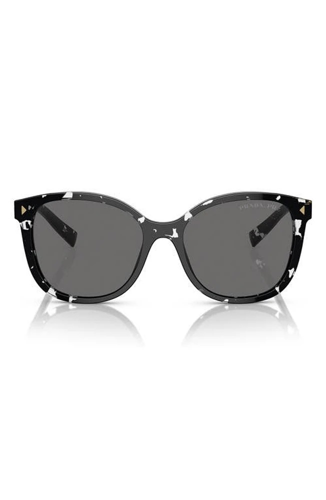 Prada 53mm Cat Eye Sunglasses in Black Tortoise at Nordstrom