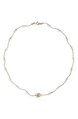 Isshi Desnuda Beaded Necklace in Light at Nordstrom, Size 2